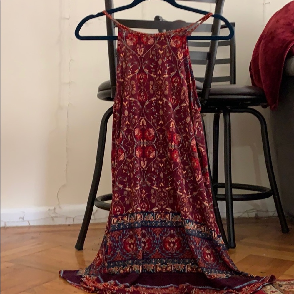 Boho chic trapeze dress